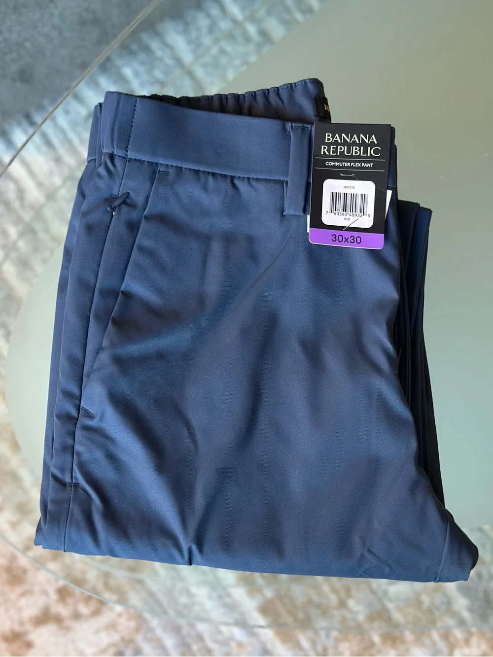 Banana Republic Commuter Flex Pant - Navy Blue